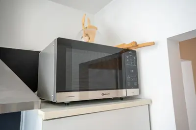 Küche/Küchenzeile in der Unterkunft Cosy Vienna home