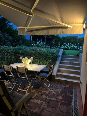 Ein Garten an der Unterkunft Danube Juwel