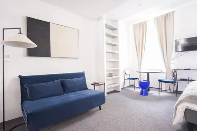 TV/Unterhaltungsangebot in der Unterkunft Next to Danube Canal, 5 min to city center with Metro