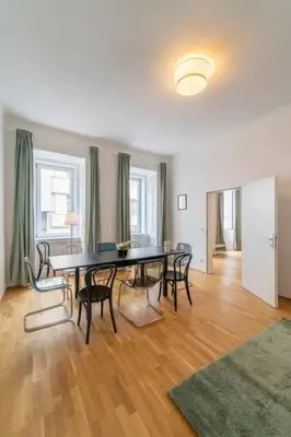 Grundriss der Unterkunft Central Apartment I Chic and Bright Accommodation