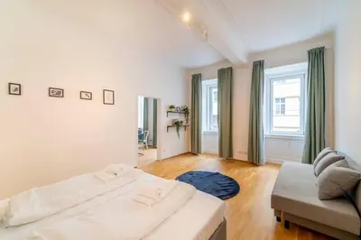 Grundriss der Unterkunft Central Apartment I Chic and Bright Accommodation