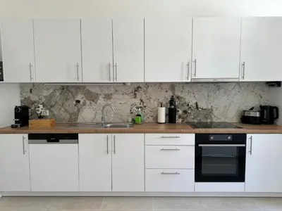 Küche/Küchenzeile in der Unterkunft City Apartment nahe Schönbrunn 13