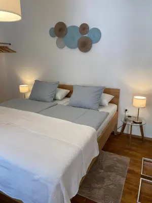 Ein Bett oder Betten in einem Zimmer der Unterkunft Studio im Wienerwald - Mödling