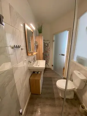 Ein Badezimmer in der Unterkunft Studio im Wienerwald - Mödling