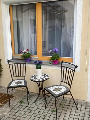 Ein Balkon oder eine Terrasse in der Unterkunft Studio im Wienerwald - Mödling