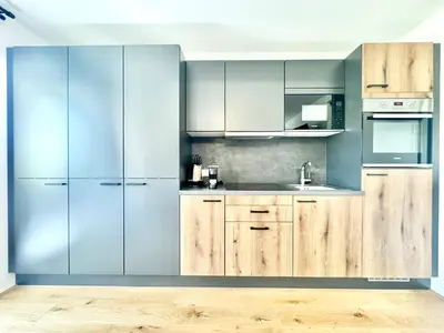 Küche/Küchenzeile in der Unterkunft Chillige Wohnung mit Balkon