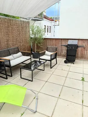 Ein Patio oder anderer Außenbereich in der Unterkunft Relax auf der Terrasse in Wien
