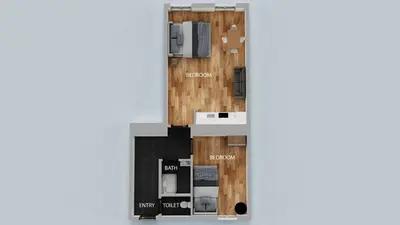 Grundriss der Unterkunft tabor strasse apartment