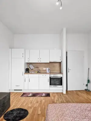 Küche/Küchenzeile in der Unterkunft tabor strasse apartment