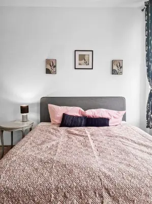 Ein Bett oder Betten in einem Zimmer der Unterkunft tabor strasse apartment