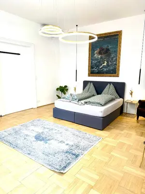 Ein Sitzbereich in der Unterkunft Opera Vienna Apartment 145 m2