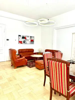 Ein Sitzbereich in der Unterkunft Opera Vienna Apartment 145 m2