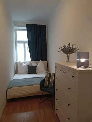 Ein Bett oder Betten in einem Zimmer der Unterkunft 170sqm with private garden