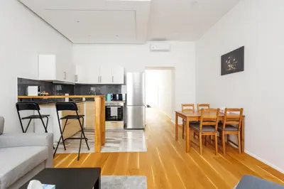 Küche/Küchenzeile in der Unterkunft 2 beds top apart in vienna's heart