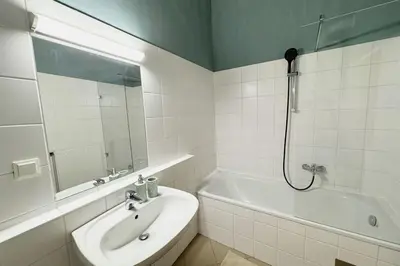 Ein Badezimmer in der Unterkunft Neue, groß & gemütliche Wohnung mit toller Anbindung