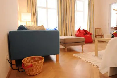 Ein Sitzbereich in der Unterkunft Brand New - City Apartment - Quiet - Top 14
