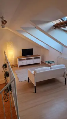 TV/Unterhaltungsangebot in der Unterkunft Drews Shelter - Charming Apartment