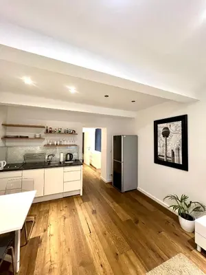 Küche/Küchenzeile in der Unterkunft REMA Apartments 1070