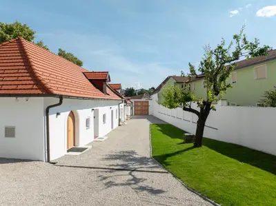 Das Gebäude in dem sich die Ferienwohnung befindet
