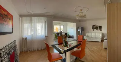Ein Sitzbereich in der Unterkunft VIENNA & ENJOY `s