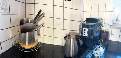 Küche/Küchenzeile in der Unterkunft VIENNA & ENJOY `s