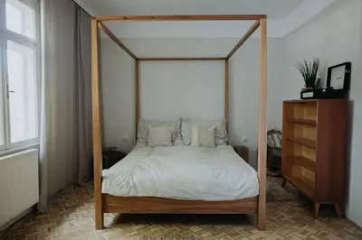 Ein Bett oder Betten in einem Zimmer der Unterkunft Nomads Nest Sappe
