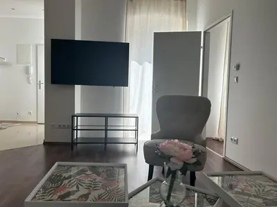 TV/Unterhaltungsangebot in der Unterkunft Apartment Merkur