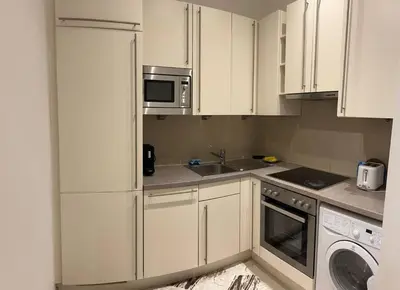 Küche/Küchenzeile in der Unterkunft Apartment Jupiter