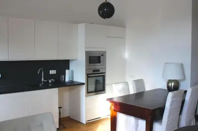 Küche/Küchenzeile in der Unterkunft Paraderma Apartment im Zentrum Baden bei Wien
