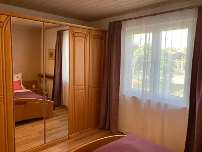 Ein Bett oder Betten in einem Zimmer der Unterkunft Familienparadies am Stadtrand