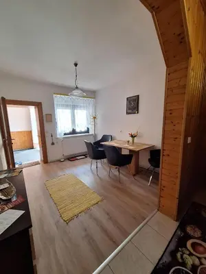 Ein Sitzbereich in der Unterkunft Sonnenblume Apartment