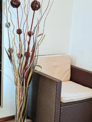 Ein Sitzbereich in der Unterkunft Apartment Giuliano Vienna