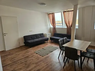 Ein Sitzbereich in der Unterkunft Roof-Top Apartment 25