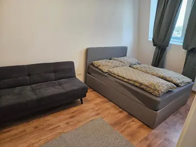 Ein Sitzbereich in der Unterkunft Roof-Top Apartment 25