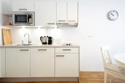 Küche/Küchenzeile in der Unterkunft Apartment Theresiengasse
