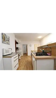 Küche/Küchenzeile in der Unterkunft Vienna Room Nr 12