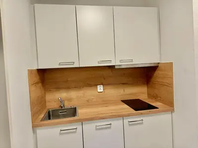 Küche/Küchenzeile in der Unterkunft City Suites of BLE