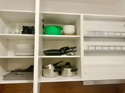 Küche/Küchenzeile in der Unterkunft City Suites of BLE