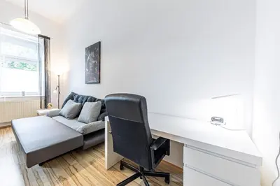 Ein Sitzbereich in der Unterkunft New Vienna Stay by JR City Apartments