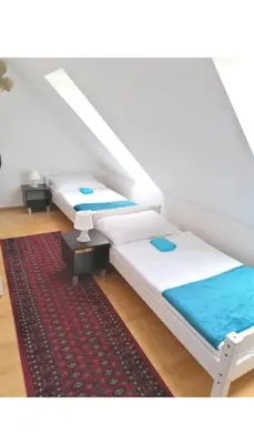 Ein Bett oder Betten in einem Zimmer der Unterkunft Vienna Room Nr 15