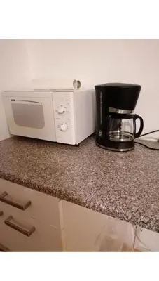 Küche/Küchenzeile in der Unterkunft Vienna Room Nr 16