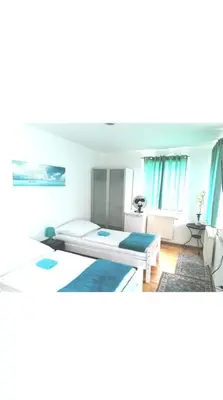 Ein Bett oder Betten in einem Zimmer der Unterkunft Vienna Room Nr 11