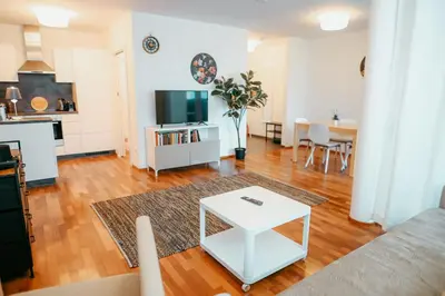 TV/Unterhaltungsangebot in der Unterkunft Danube Island Apartment 12