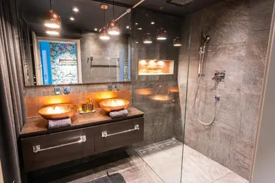 Ein Badezimmer in der Unterkunft Superior Apartments Vienna - City Center