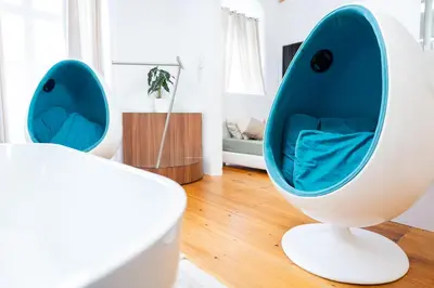 Ein Sitzbereich in der Unterkunft Premium Suites Vienna - Schönlaterngasse