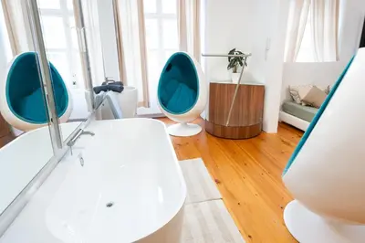 Ein Badezimmer in der Unterkunft Premium Suites Vienna - Schönlaterngasse