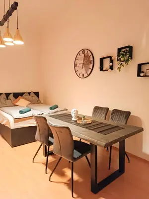 Ein Sitzbereich in der Unterkunft Cozy Vienna Apartments