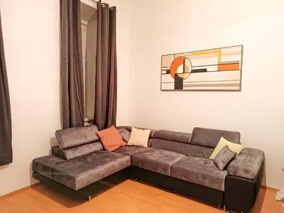 Ein Sitzbereich in der Unterkunft Cozy Vienna Apartments