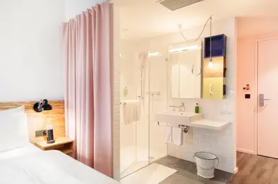 Ein Badezimmer in der Unterkunft Hotel Schani Wien Hauptbahnhof
