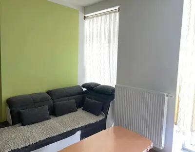 Ein Sitzbereich in der Unterkunft Apartment Wien